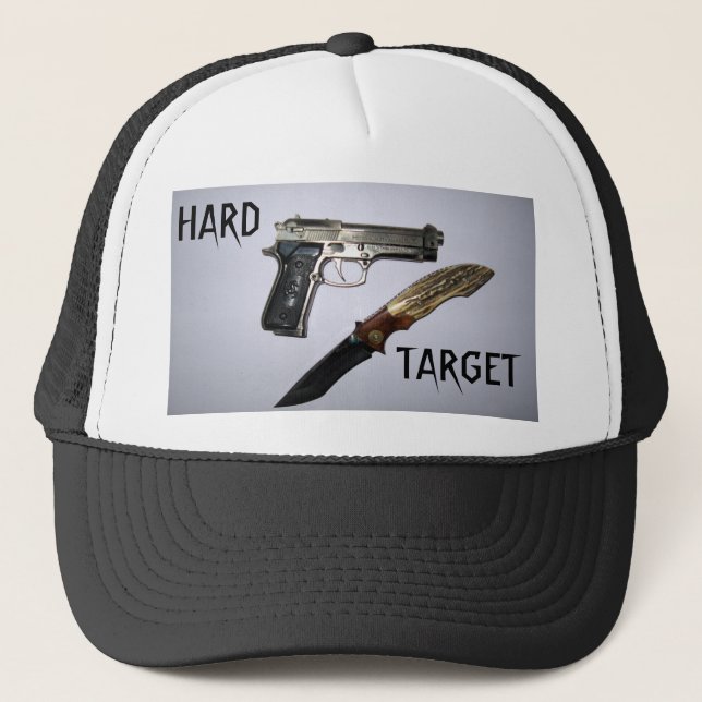HARD, TARGET TRUCKER HAT (Front)