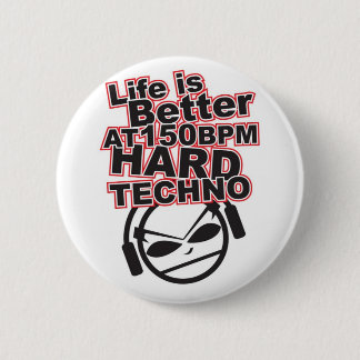 Hard-Techno-gavin-and-randys-music-taste-23744277- 6 Cm Round Badge