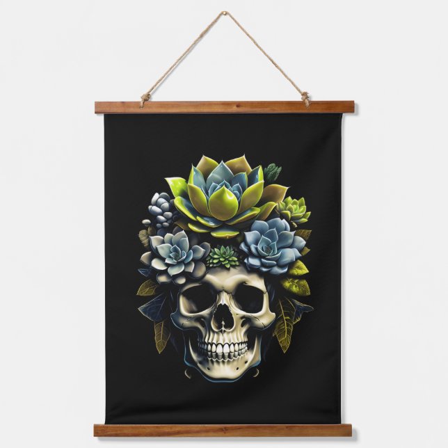 Hard Times Soft Leaves Hanging Tapestry (Front)