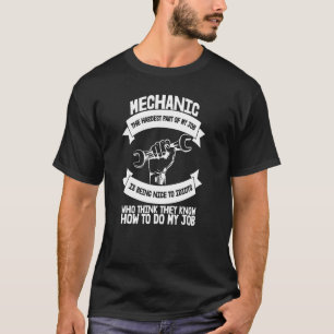 Hard to Be a Nice Mechanic  Diesel Mechanic T-Shirt