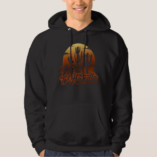 Hard To Handle Plant Pots Cute Cactus Retro Vinta Hoodie