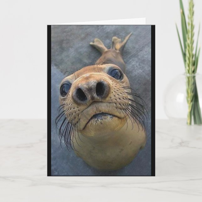 "HARD TO SEE YOU LEAVE** CARD (Front)