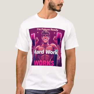 Hard Work WORKS   male version T-Shirt
