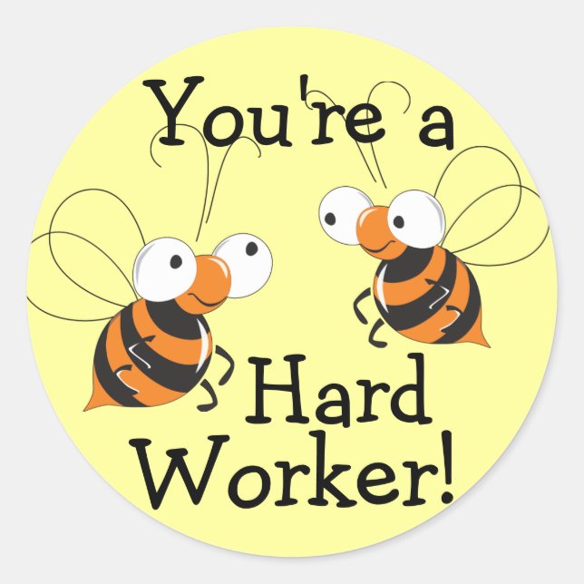 Hard Worker Reward Stickers (Front)