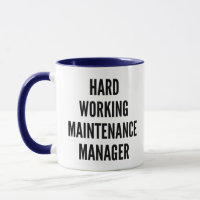 Hard Working Maintenance Manager