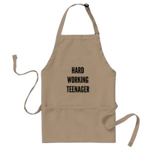 Hard Working Teenager Standard Apron