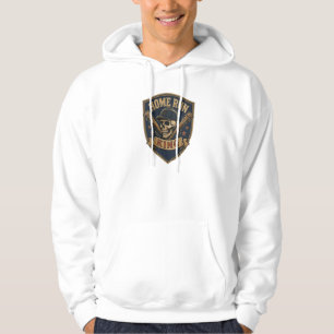 Hardball Syndicate Cyber Rebel Skull Neon Premium Hoodie