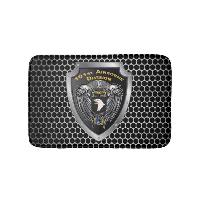 Hardcore 101st Airborne Division Air Assault Bath Mat (Front)