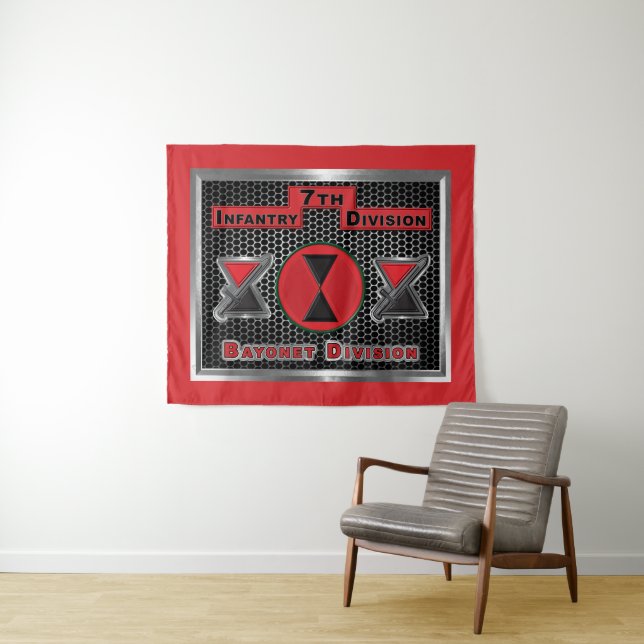 Hardcore 7th Infantry Division “Bayonet Division” Tapestry (In Situ (Horizontal))