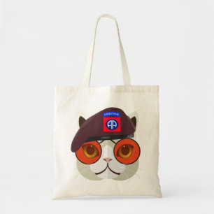 Hardcore 82nd Airborne Kitty Kat! Tote Bag