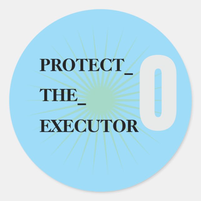 Hardcore AI Agent Monospace Text 3 Classic Round Sticker (Front)