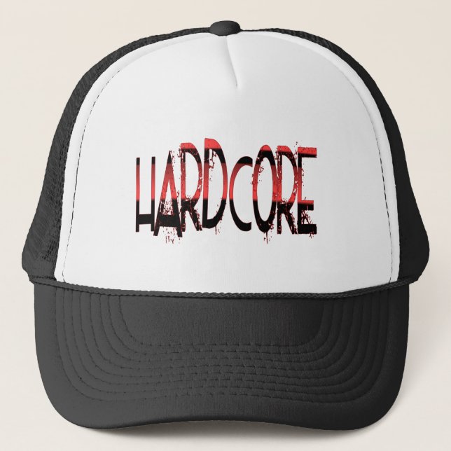Hardcore - at Hardcore Couture Trucker Hat (Front)