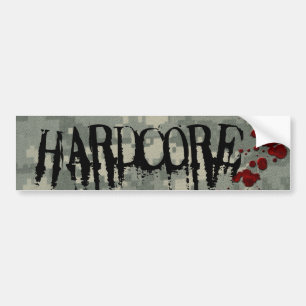 Hardcore Bumper Sticker