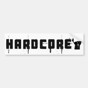Hardcore Bumper Sticker