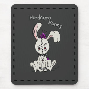 Hardcore Bunny Mouse Mat