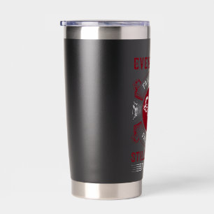 Hardcore Gym Motivation Graphic  Insulated Tumbler
