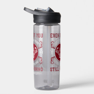 Hardcore Gym Motivation Graphic Tee Water Bottle