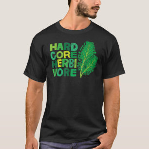 Hardcore Herbivore Plant Powered Vegetarian Vegan T-Shirt