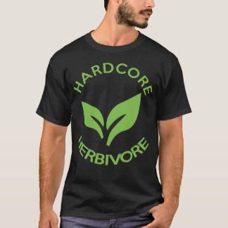 Hardcore Herbivore  Vegans for Vegetarians T-Shirt