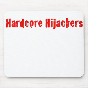 Hardcore Hijackers Logo Design on a Mouse Mat