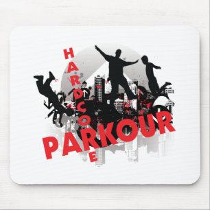 Hardcore Parkour Grunge City Mouse Mat