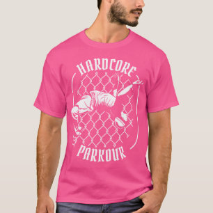 Hardcore Parkour Training Wall Run Traceur Jumper T-Shirt