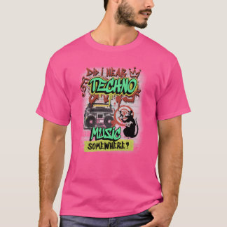 Hardcore Rave Music Raver 90s EDM House DJ Rave fu T-Shirt