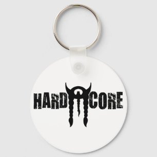 Hardcore Stache Key Ring