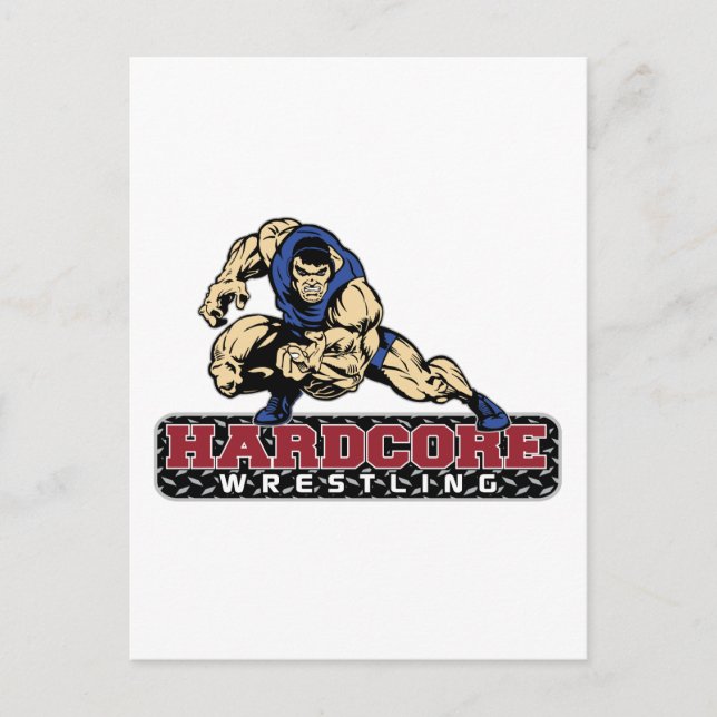 Hardcore Wrestling Postcard (Front)