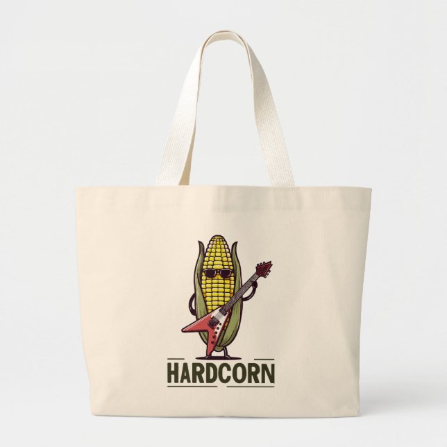 HardCorn Large Tote Bag (Front)