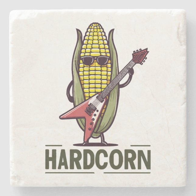 HardCorn Stone Coaster (Front)