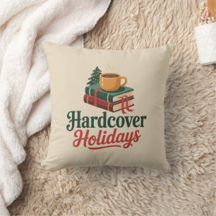 Hardcover Holidays Cozy Reading Accent Cushion
