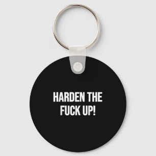 Harden The For Up! Fitness Weightlifting Exercise Key Ring