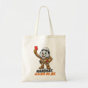 Hardhat Hard Play Soccer Referee Tote Bag