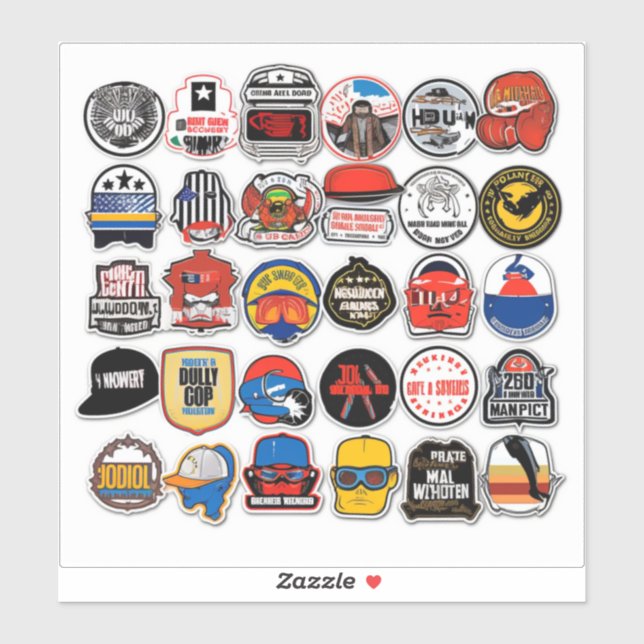 HardHat stickers,HardHat stickers,stickers,america (Sheet)