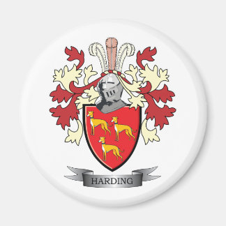 Harding Family Crest Coat of Arms Magnet