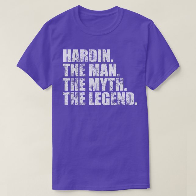 HardinHardin Family name Hardin last Name Hardin S T-Shirt (Design Front)