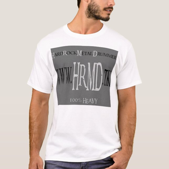 HardRockMetalDrummer T-shirt (Front)