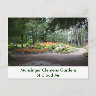 Hardscape Munsinger Garden St Cloud MN Postcard