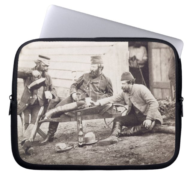 Hardships in the Camp (Colonel Lowe and Captains B Laptop Sleeve (Front)