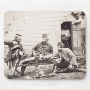 Hardships in the Camp (Colonel Lowe and Captains B Mouse Mat