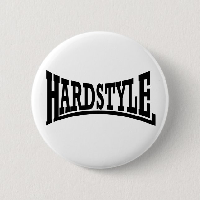 hardstyle 6 cm round badge (Front)