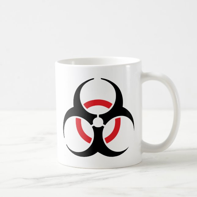 hardstyle black red icon coffee mug (Right)