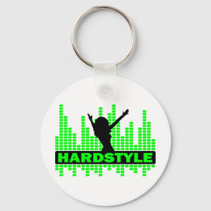 Hardstyle Dancer tempo design Key Ring
