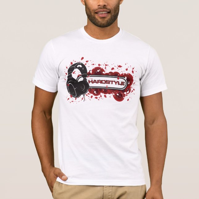 Hardstyle Headphones T-Shirt (Front)