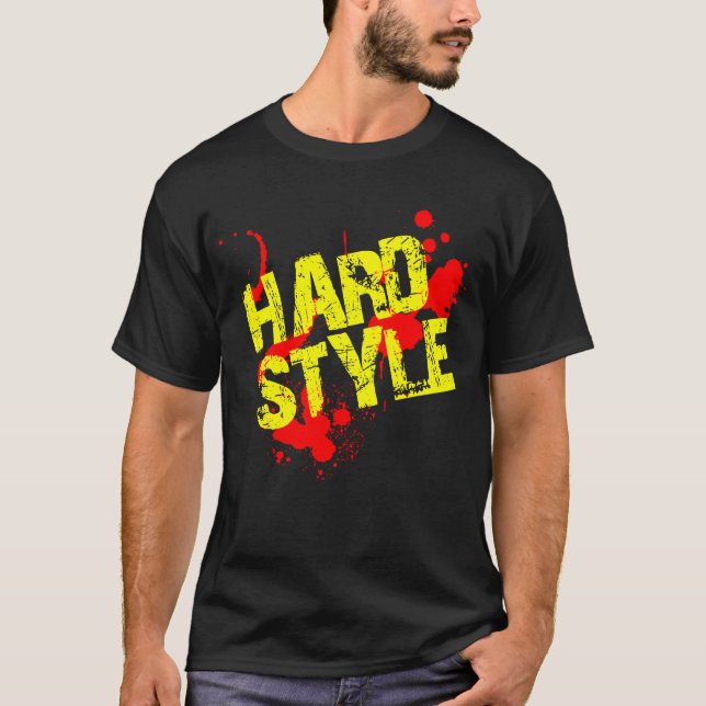 Hardstyle Paint Splatters T-Shirt (Front)