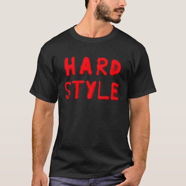 Hardstyle PLUR EDM Techno House Festival T-Shirt (Front)