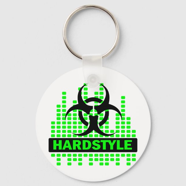 Hardstyle Tempo design Key Ring (Front)