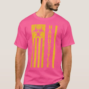 Hardstyle Toxic Biohazard Symbol Flag Edm T-Shirt