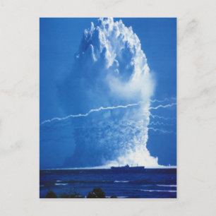 Hardtack Umbrella Underwater Nuclear Test 1958 Postcard